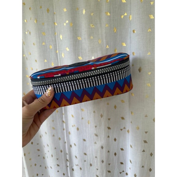 Kipling Fruit Punch Print Duobox Fold Out Compartments Pen Pencil Cosmetic Case - Picture 2 of 7